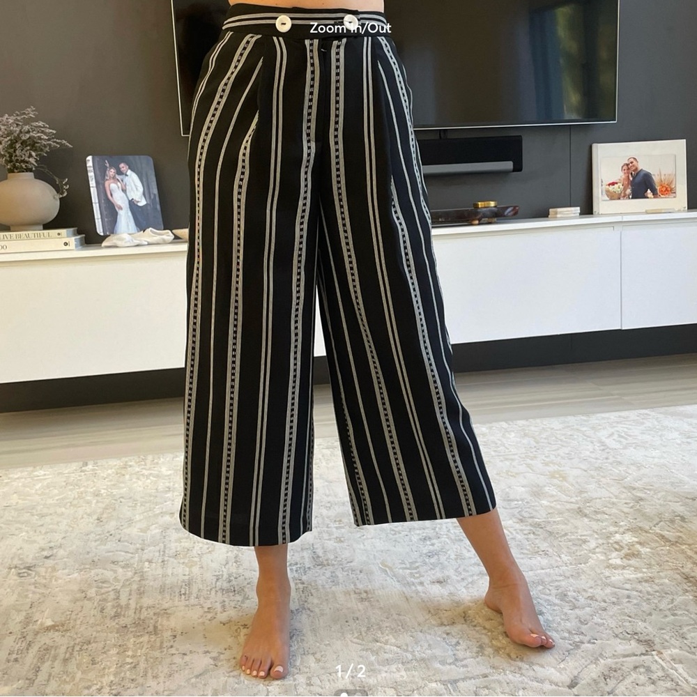 Black Striped pants